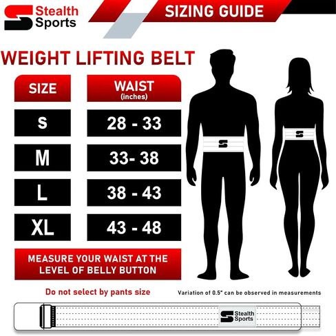 Weight Lifting Belt – 6.5" Back Support Padded Workout Belt Auto Lock Buckle – Neoprene Gym Belt Men Women – Fitness Bodybuilding Training Deadlift Squats Weightlifting Belt in Saudi Arabia