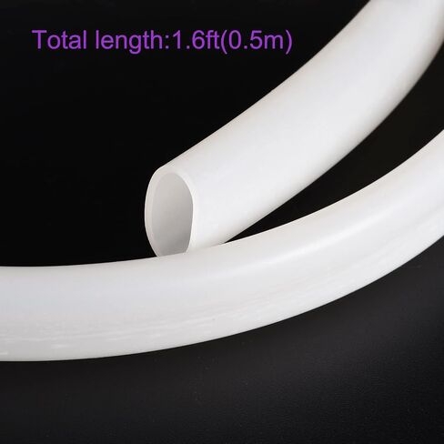 DMiotech 20mm ID 25mm OD 2.5mm Thick 1.6 Feet Silicone Tube Translucent Industrial Silicone Tubing for Water Air Pump in Saudi Arabia