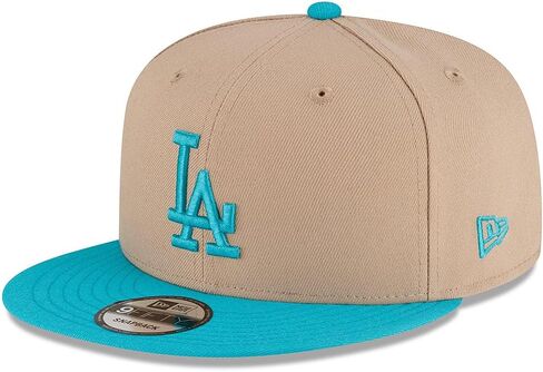 New Era LA Los Angeles Dodgers 9FIFTY Cooperstown 75th World Series Patch (1978) قبعة Snapback، قبعة بنية in Kuwait
