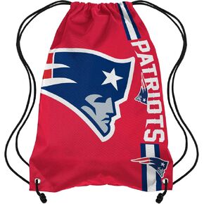 FOCO New England Patriots NFL Alternate Color Big Logo Drawstring Backpack - Red