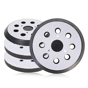 Orbital Sander Replacement Pad, 4 PCS 5 inch Hook and Loop Sanding Pads, Metal Parts for Makita XOB01Z BO5041/K BO5030/K BO5031/K BO5010K, for DeWalt DW420 DW421 DW423 DW426 D26451 D26453 3 Screw Hole
