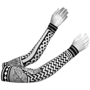 Keffiyeh Inspired Arm Sleeve, UV Sun Protection, Men & Woman Compression Sleeve, Outdoor & Indoor Sport