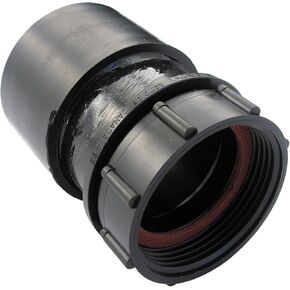 LASCO RV282 Swivel Tray Plug Adapted with 1 1/2-Inch Female Pipe Thread, ABS Black Plastic