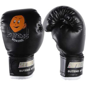 Kids Boxing Gloves,Youth Sparring Punching Training Gloves Kickboxing Gloves for Age 3-12 Years (Color : Black) Kickboxing Gloves Age 3 Boxing Gloves