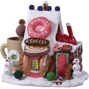 Lemax Dudley's Donut Shop, Battery Operated (4.5V) #95529