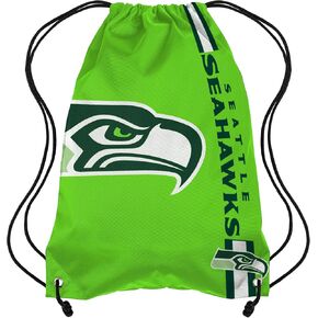FOCO Seattle Seahawks NFL Alternate Color Big Logo Drawstring Backpack - Green