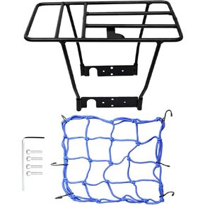 Scooter Rear Rack, Electric Scooter Storage Rear Shelf Scooter Rear Cargo Rack with Scooter Cargo Net for M365 1S Pro Pro2 Mi3 Scooter Cargo Rack
