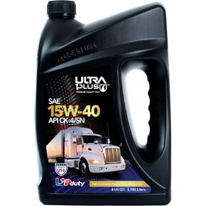 Ultra1Plus SAE 15W-40 Full Synthetic Heavy-Duty Motor Oil, API CK-4/SN | 5 Gallon Pail