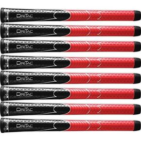 Winn Set of 8 DRI-TAC Standard Golf Grip - Non-Slip & Cushioned Comfort - Moisture-Wicking & Shock Absorption - AVS Technology - Hand Alignment & Lighter Grip Pressure - Tacky in All Weather
