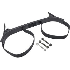 Golf Bag Attachment for 1987-Up Club Car DS Gas & Electric Golf Carts 1013935, Golf Bag Holder Bracket Rack Assembly for Golf Cart Rear Seat- Black（2 Seat）
