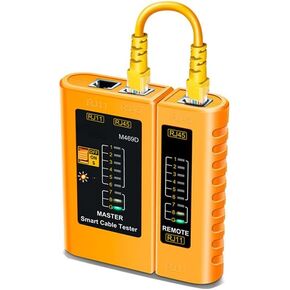RJ45 RJ11 Network Cable Tester Ethernet Cable Tester Tool Telephone Line Test Continuity Tester for Cat5/Cat5e/Cat6/Cat6a/Cat7/UTP Ethernet Cable in Saudi Arabia