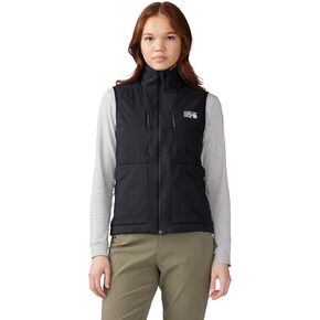 Mountain Hardwear Women's KOR Airshell Warm Vest, Black, L