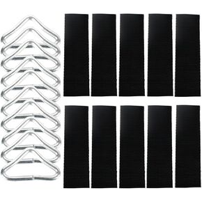 Shan Trampoline Spring, Trampoline Accessories, Trampoline Triangle Buckle 10pack / 20pack (10-Pack)