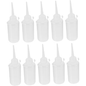 10pcs Sewing Machine Oiler Nozzle Squeeze Bottles Maquina De Afeitar Oil Dispensing Bottle Oil Bottle Oil Squeeze Bottle Ketchup Bottles Squeeze Glue Bottle Liquid Plastic Oil Rack