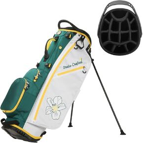 14-Way Golf Club Stand Bag, Augusta Azaleas Inspired Design, Lightweight & Durable Golf Club Bag for Men & Women…
