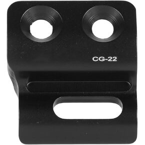AL7075 Aluminum Alloy Front Derailleur Hanger for Road Bike, CNC Machined, Anodized Coating, Easy Installation (Black)