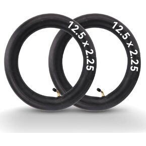 2 Packs Inner Tube 12.5 x 2.25, 12 ½ x 2 ¼" Electric Bike Tire Tube with Angled Valve Stem for Electric Scooter E-Bike Inner Tube Replacement