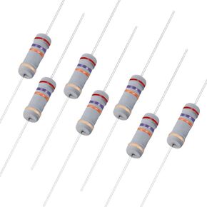 uxcell 200Pcs 27K Ohm Resistor, 2W 5% Tolerance Carbon Film Resistors, 4 Bands for DIY Electronic Projects and Experiments