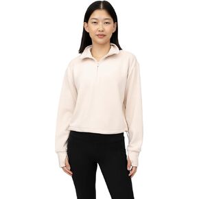 Yogalicious Softlite Scuba Modal Delilah Long Sleeve Half Zip Sweatshirt