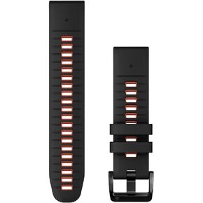 Garmin QuickFit 22 mm Watch Band - Fog Gray/Moss Silicone Band