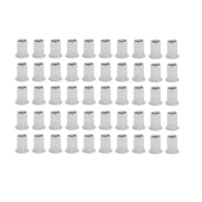50 pcs X M5 Stainless Steel Threaded Rivet Nut Inserts Nutsert 8 mm