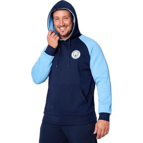 Manchester City F.C. Mens Hoodie with Kangaroo Pocket
