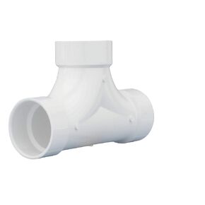 CHARLOTTE PIPE 3 DWV Two-Way CLEANOUT DWV (Drain, Waste and Vent) (1 Unit Piece)