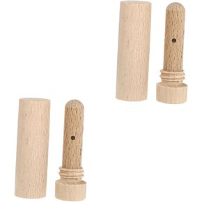 3 Pcs Essential Oil Fragrance Stick Wooden Essential Oil Nasal Inhalers Wooden Aroma Diffuser Sticks Natural Nasal Inhalers Roller Beech Filling Woman