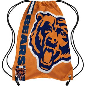 FOCO Chicago Bears NFL Alternate Color Big Logo Drawstring Backpack - Orange
