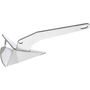 Heavy Duty Boat Anchor, 316 Stainless Steel Delta-Style Triangle Anchor, Wing Style Triangular Anchor (11 LBS)