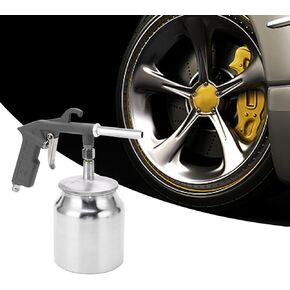 Air Undercoating Spray Gun,Sandblaster Gun Kit with 750CC Aluminium Pot,Car Undercoating Gun Underbody ing Chassis,Apply Sprayable Truck Bed Liner Coating,Rubberized Undercoat, Rust Proofing