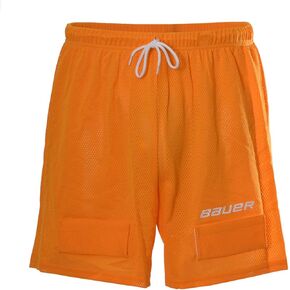 Bauer Youth Core Mesh Jock Shorts, Orange, Small