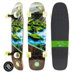 لوح تزلج كامل من القطاع 9 Longboards Cruiser Cascade Ninety Five، 8.75 بوصة × 30.5 بوصة