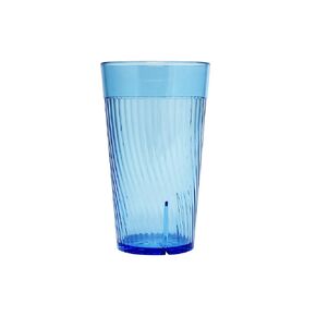FSE PLPCTB316BL Tumbler, 16 oz. (18 oz. rim full), swirl design, Starburst® pattern base, Pack of 12