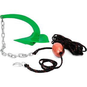 Boat Aluminium Anchor Kit 2.2lb for Kayaks, Canoes, Paddle Boards, Anchor for Little Boat