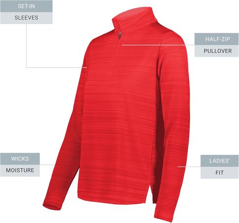 Augusta Sportswear Women's Ladies Pursuit 1/2 Zip Pullover in Saudi Arabia