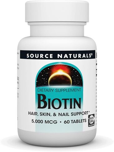 Source Naturals Biotin 5,000 MCG • 60 قرصًا in Saudi Arabia