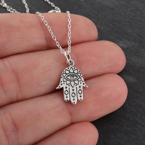 FashionJunkie4Life Sterling Silver Religious Symbol Pendant Necklace for Men and Women in Saudi Arabia