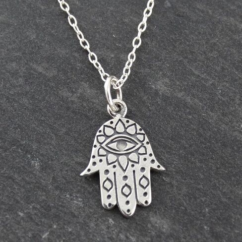 FashionJunkie4Life Sterling Silver Religious Symbol Pendant Necklace for Men and Women in Saudi Arabia
