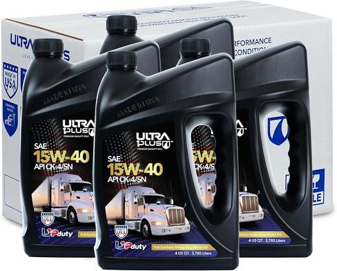 Ultra1Plus SAE 15W-40 Full Synthetic Heavy-Duty Motor Oil, API CK-4/SN | 5 Gallon Pail in Saudi Arabia