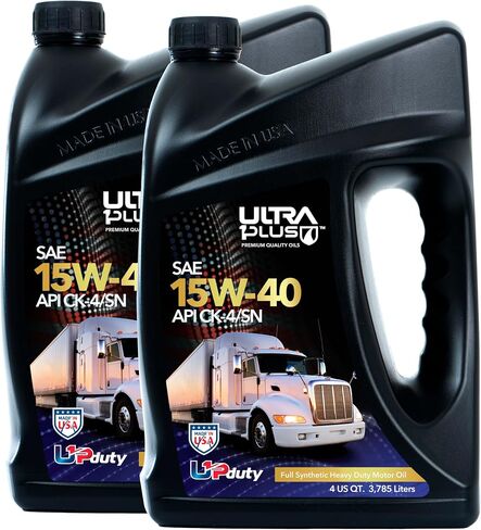 Ultra1Plus SAE 15W-40 Full Synthetic Heavy-Duty Motor Oil, API CK-4/SN | 5 Gallon Pail in Saudi Arabia