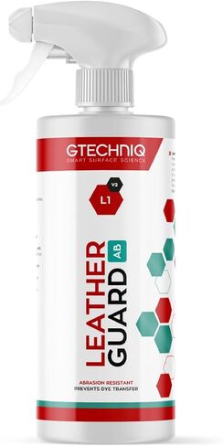 Gtechniq - L1 Leather Guard AB - BioCote Technology, Protection Against UV Rays, Abrasion Damage, Dyes Transfer and Other Discolorations, Matte Finish (500 milliliters) in Saudi Arabia