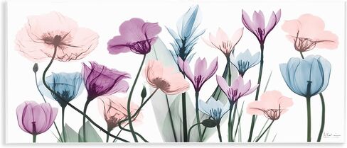 Stupell Industries Modern Translucent Pastel Tulips Flower Buds Blossoms, Design by Albert Koetsier in Saudi Arabia