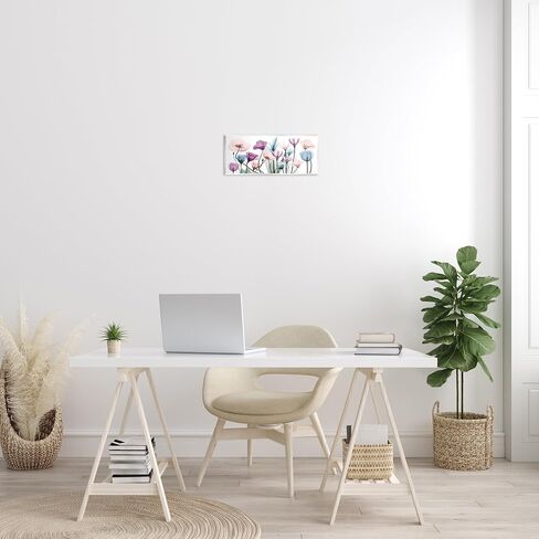 Stupell Industries Modern Translucent Pastel Tulips Flower Buds Blossoms, Design by Albert Koetsier in Saudi Arabia