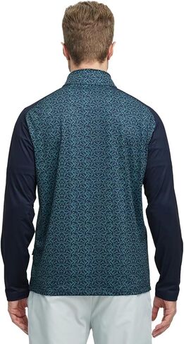 M MAELREG Quarter Zip Pullover Men Moisture Wicking Lightweight Sports Print Mock Neck Golf 1/4 Zip Pullover Mens Sweatshirt in Saudi Arabia