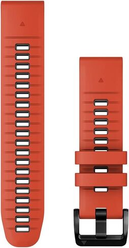 Garmin QuickFit 22 mm Watch Band - Fog Gray/Moss Silicone Band in Saudi Arabia