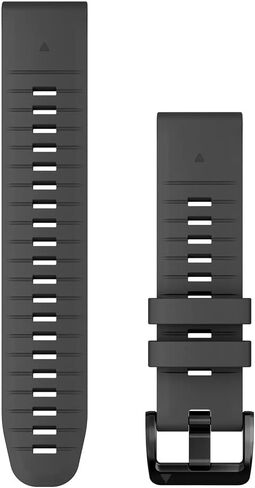 Garmin QuickFit 22 mm Watch Band - Fog Gray/Moss Silicone Band in Saudi Arabia
