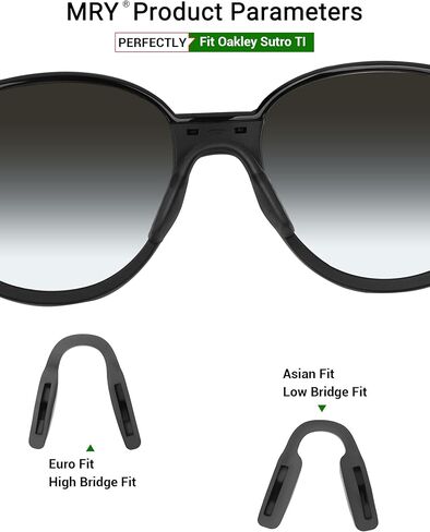 Mryok Replacement Nose Pieces Nose Pads for Oakley Sutro TI OO6013 Sunglasses - Options in Saudi Arabia