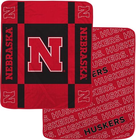 Pegasus Sports Officially Licensed NCAA Reverse Block Wordmark 2 Sided Blanket in Saudi Arabia