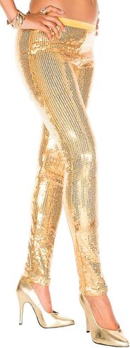 ToBeInStyle Girl's Junior Sequin Fashion Dance Performance Leggings - Age 6-10 in Saudi Arabia